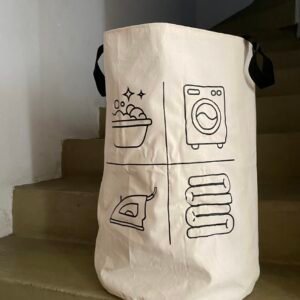 Cesto guardado ropa para planchar